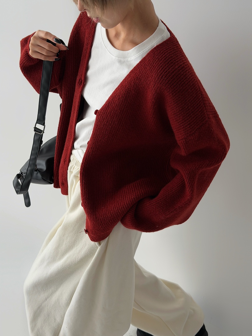 ANGLOG BEIGE韓國代購㊣女裝新款推薦25秋冬職業熱賣針織衫ANGLOG BEIGE針織衫