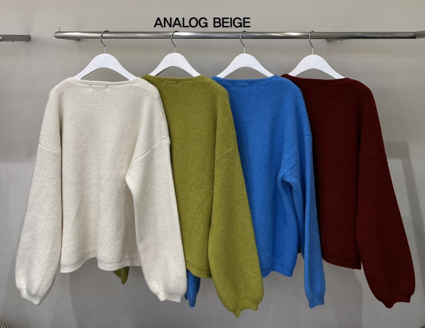 ANGLOG BEIGE韓國代購㊣女裝新款推薦25秋冬職業熱賣針織衫ANGLOG BEIGE針織衫