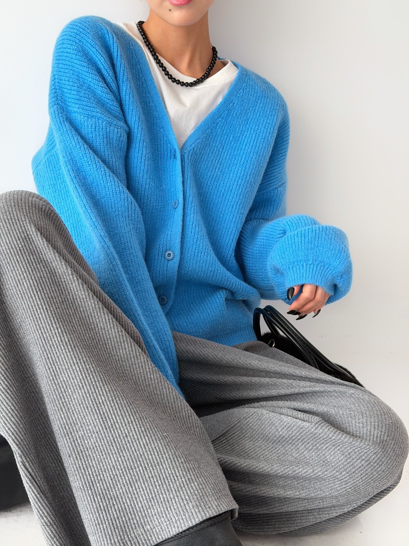 ANGLOG BEIGE韓國代購㊣女裝新款推薦25秋冬職業熱賣針織衫ANGLOG BEIGE針織衫圖色3