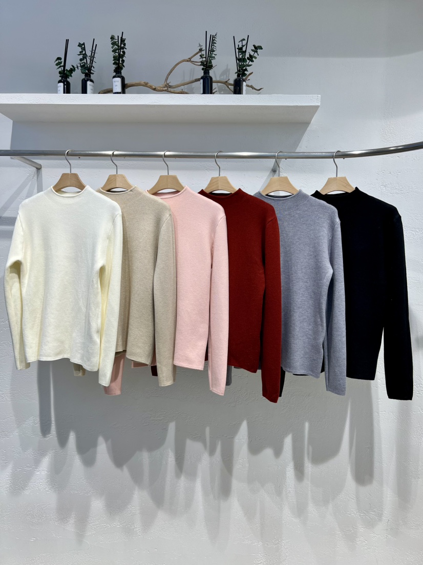 OLA東大門㊣實拍女士新款人氣時尚推薦職業25秋冬長袖T恤貂皮mellor/OLA長袖T恤