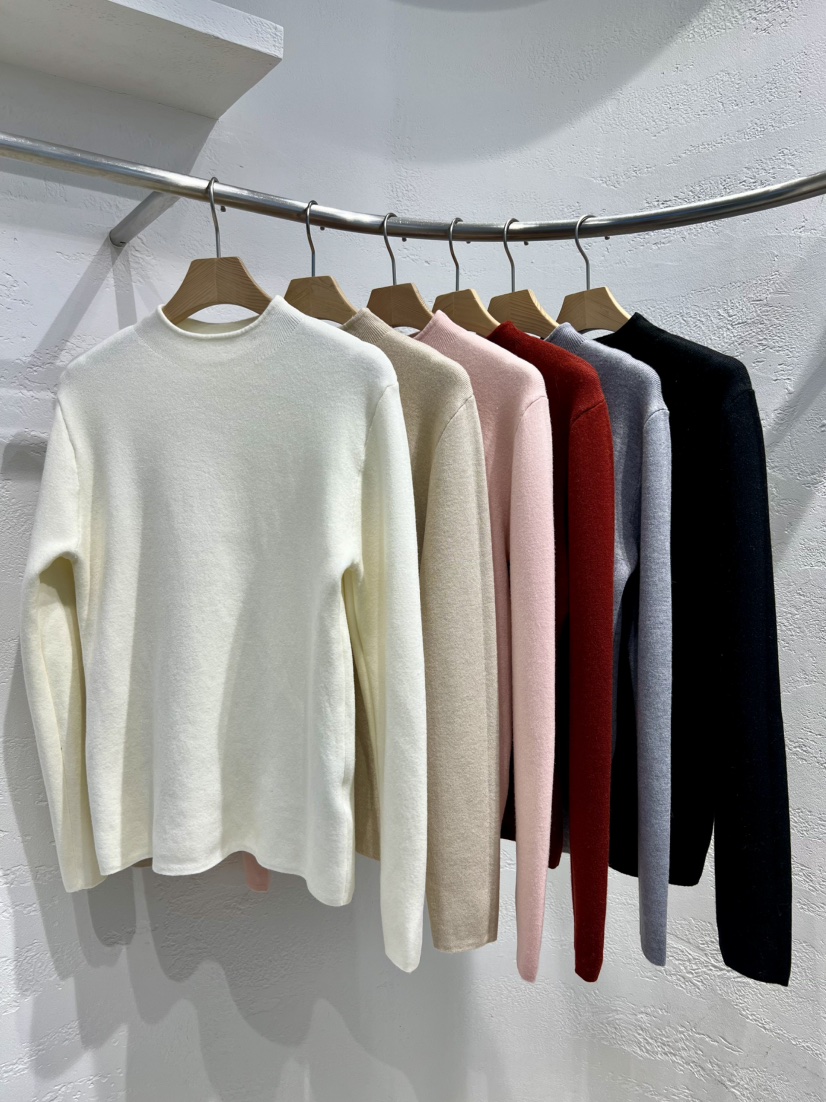 OLA東大門㊣實拍女士新款人氣時尚推薦職業25秋冬長袖T恤貂皮mellor/OLA長袖T恤