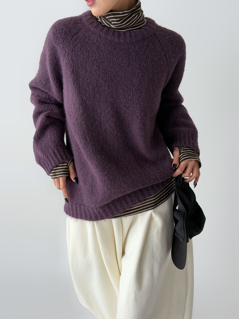 ANGLOG BEIGE韓國代購㊣女士新款推薦時尚職業人氣25秋冬針織衫ANGLOG BEIGE針織衫圖色3