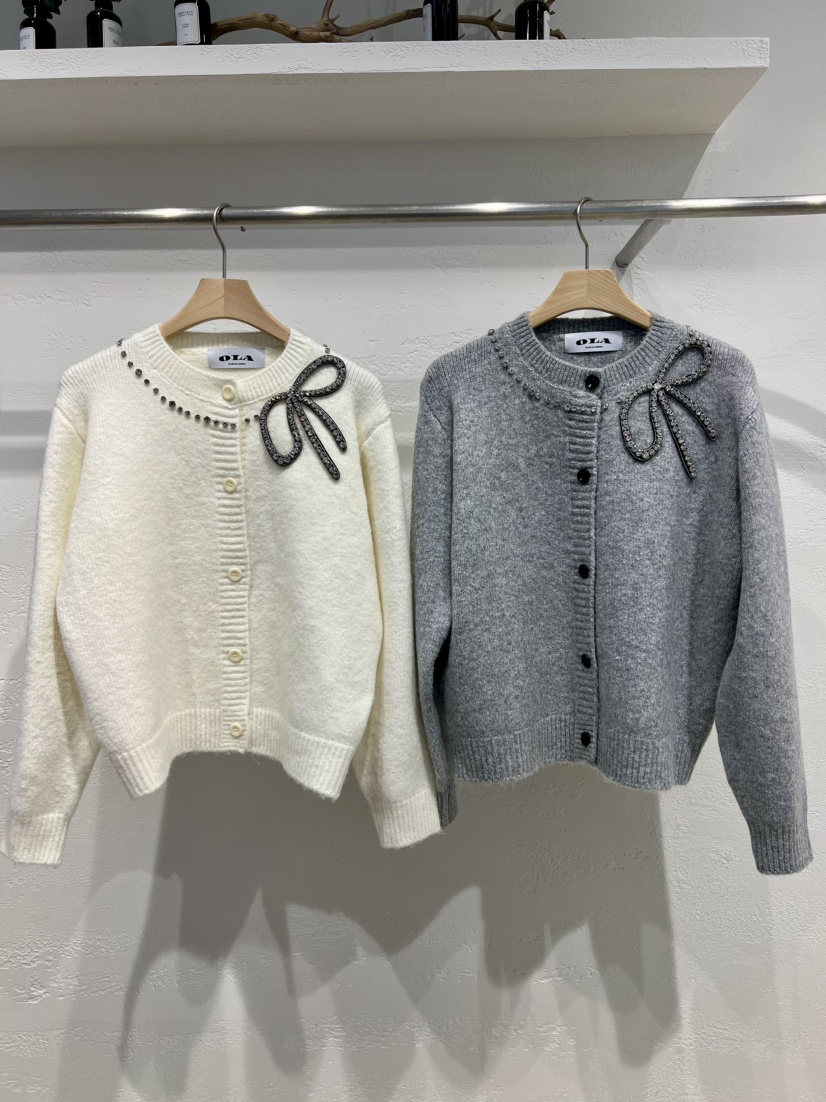 OLA韓國直郵㊣女裝新品時尚人氣25秋冬休閑真品推薦職業針織衫mellor/OLA針織衫