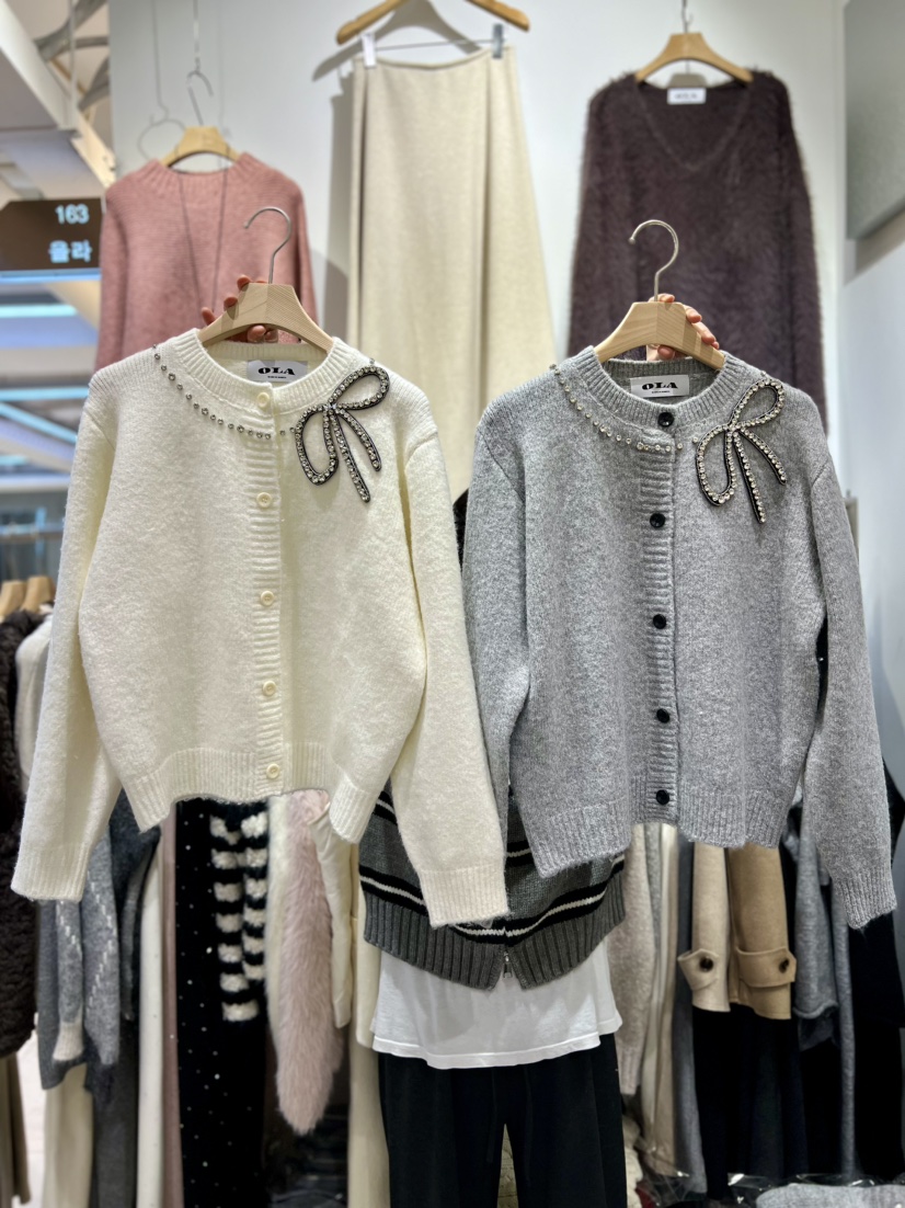 OLA韓國直郵㊣女裝新品時尚人氣25秋冬休閑真品推薦職業針織衫mellor/OLA針織衫