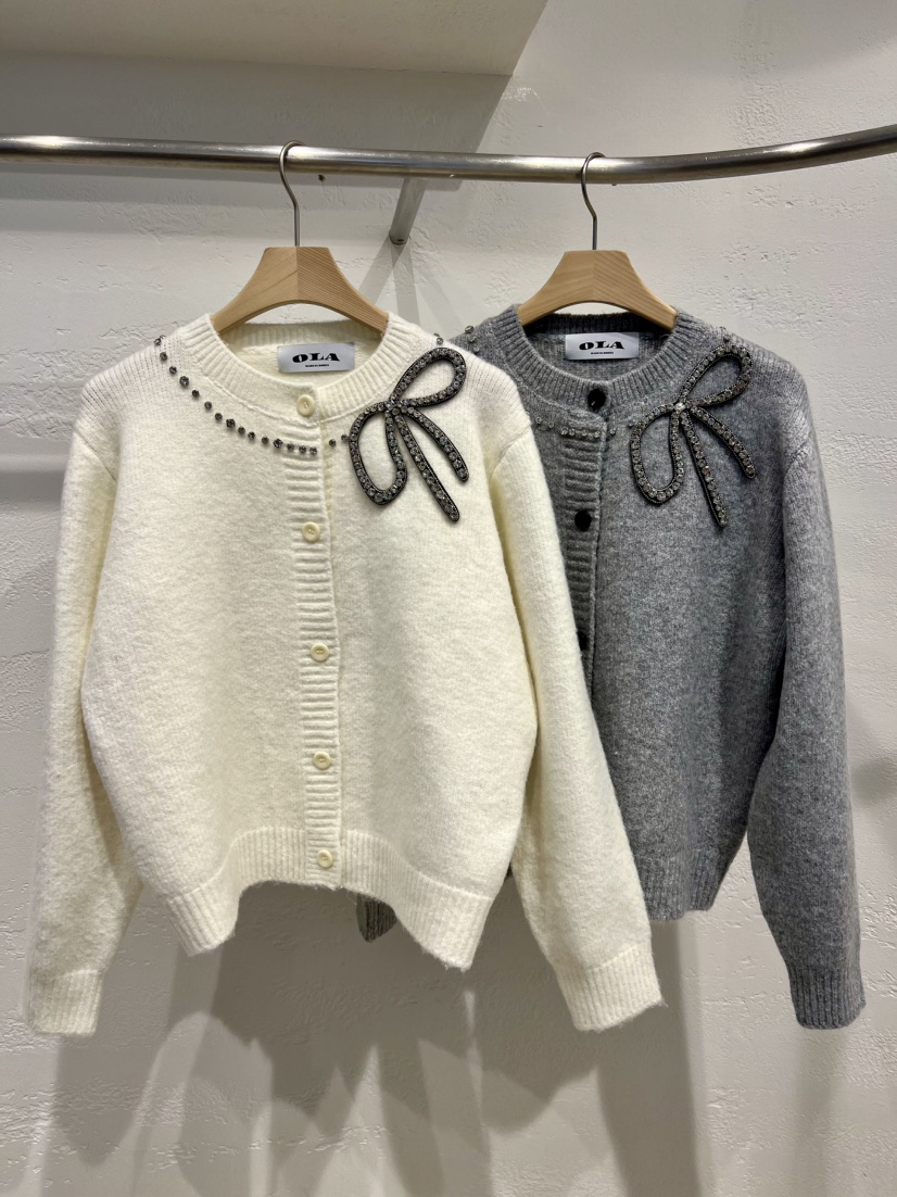 OLA韓國直郵㊣女裝新品時尚人氣25秋冬休閑真品推薦職業針織衫mellor/OLA針織衫