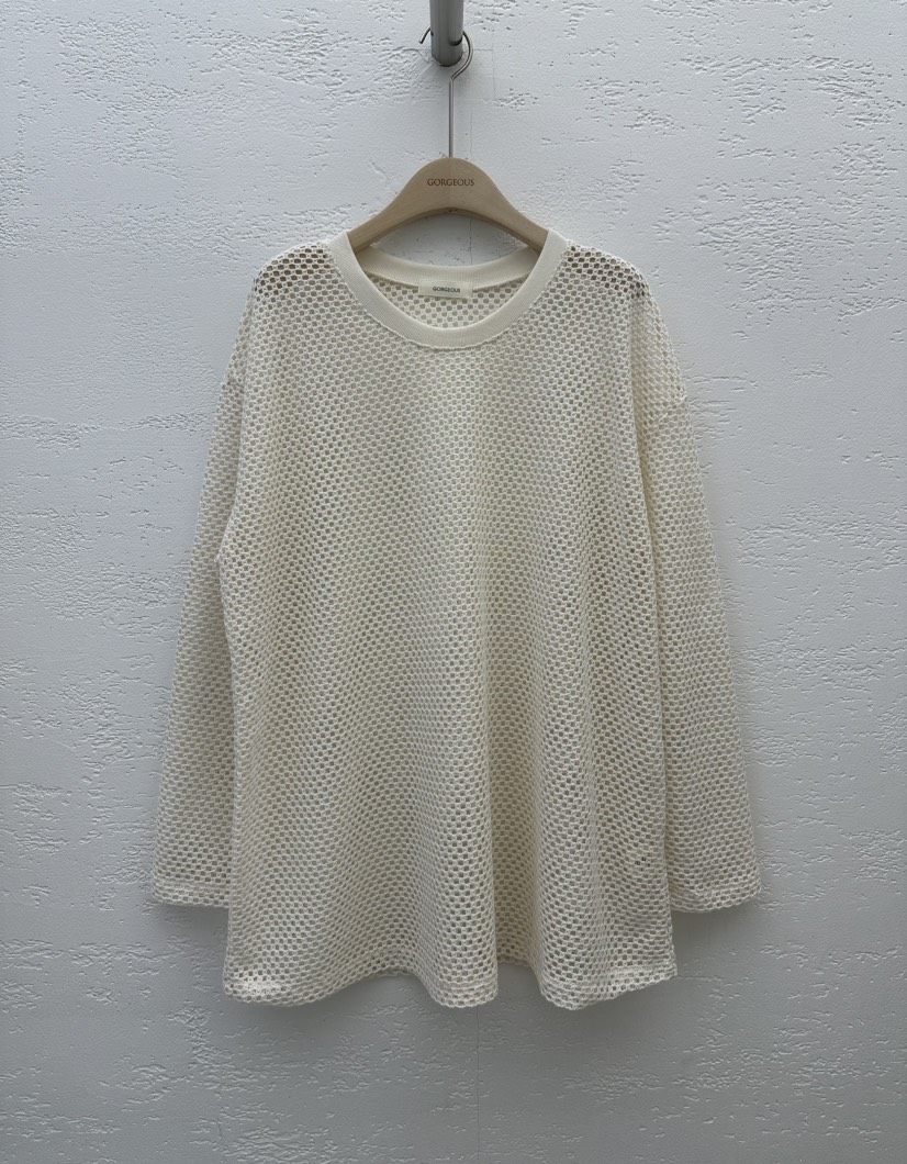 GORGEOUS東大門㊣實拍女士新品人氣時尚推薦長袖T恤棉質長款GORGEOUS長袖T恤圖色1