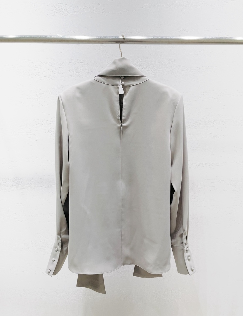 TANIA韓國代購㊣女裝新品25秋冬休閑人氣熱賣襯衫蕾絲衫含圍巾TANIA襯衫/蕾絲衫