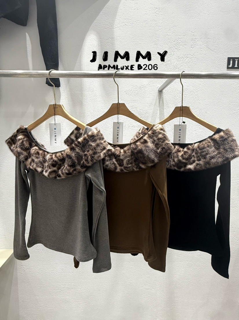 JIMMY韓國直郵㊣女裝新品人氣職業25秋冬熱賣時尚真品長袖T恤JIMMY/REMAKE長袖T恤