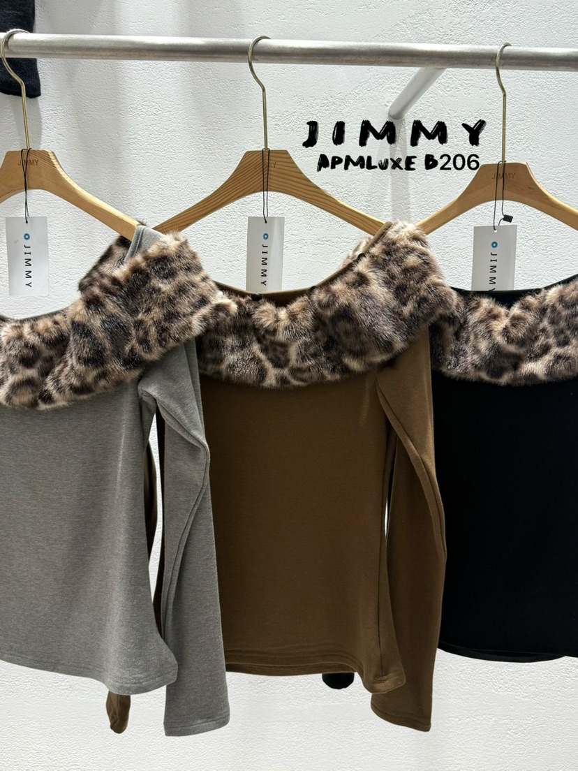 JIMMY韓國直郵㊣女裝新品人氣職業25秋冬熱賣時尚真品長袖T恤JIMMY/REMAKE長袖T恤