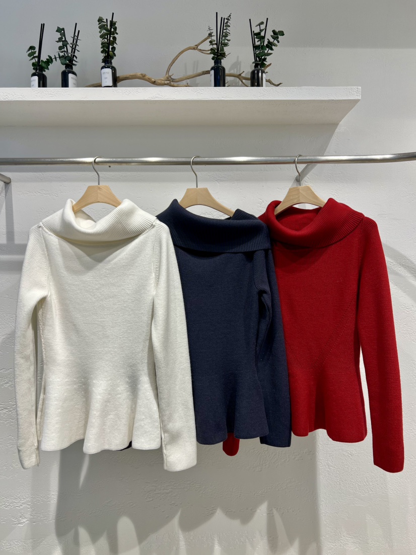 OLA韓國代購㊣女士新品推薦時尚熱賣人氣真品職業休閑針織衫mellor/OLA針織衫