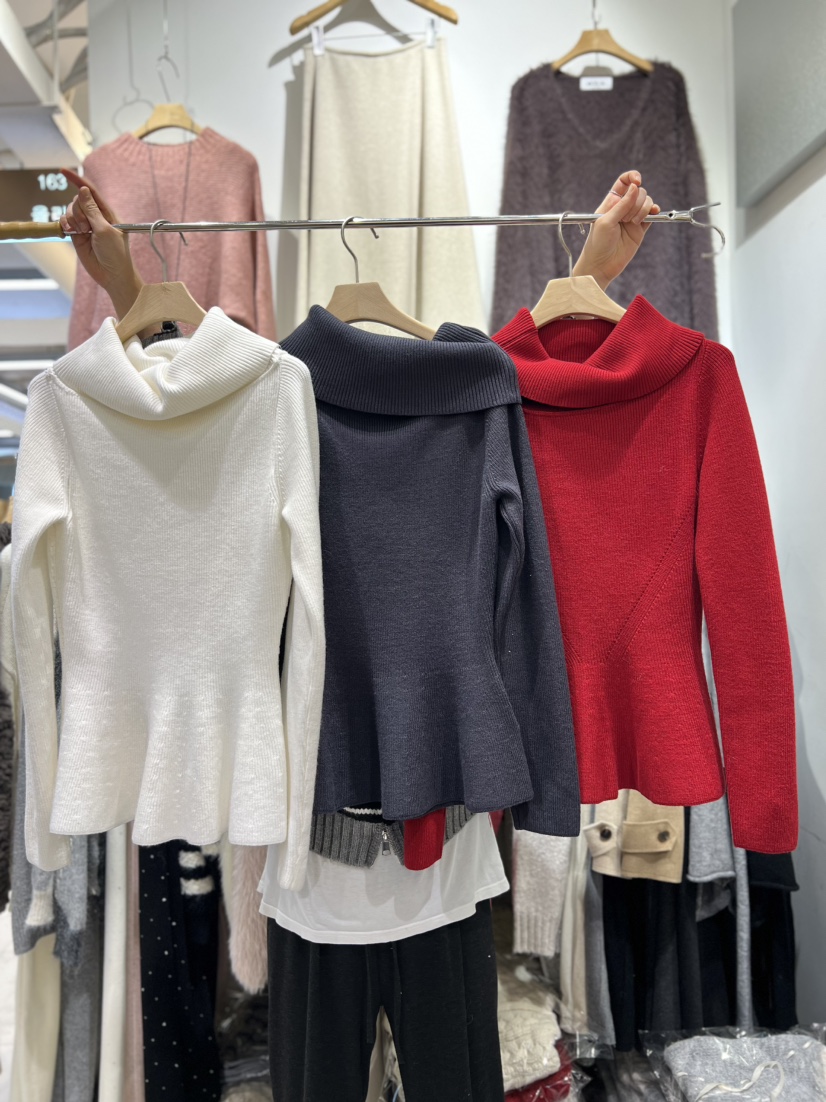 OLA韓國代購㊣女士新品推薦時尚熱賣人氣真品職業休閑針織衫mellor/OLA針織衫