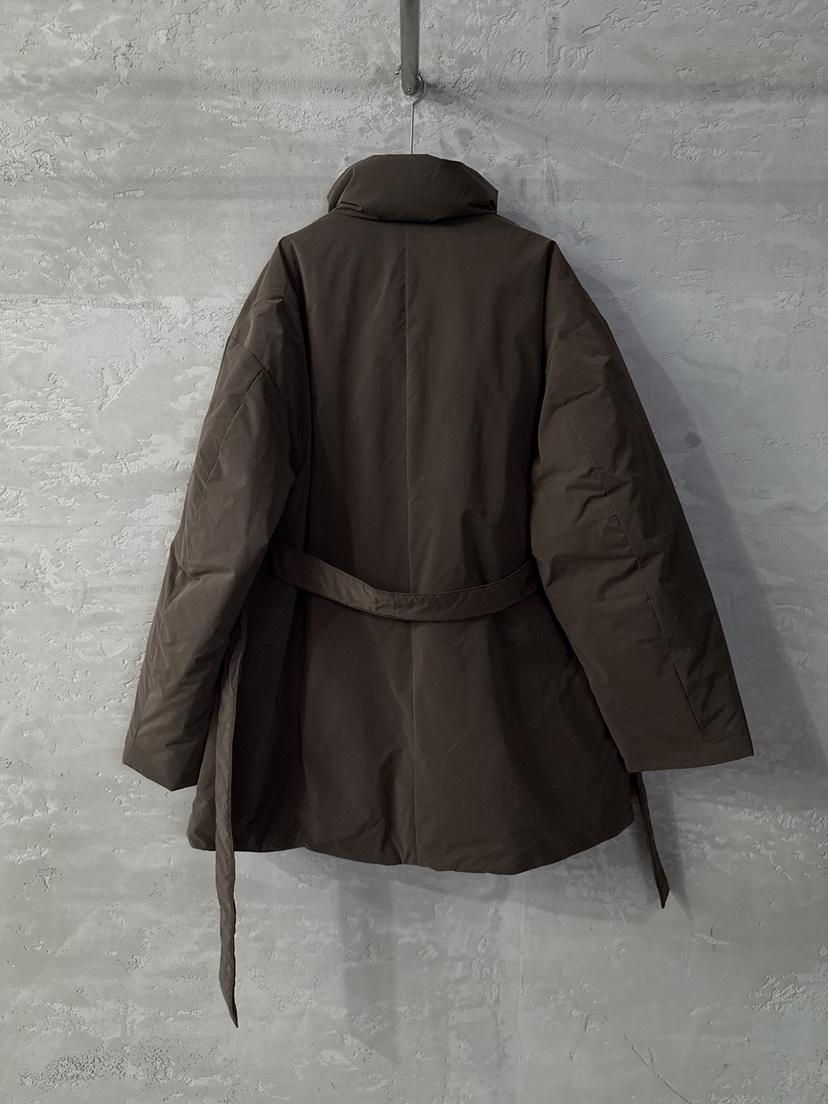 COME OPEN韓國直郵㊣女士新品25秋冬長款羽絨服含腰帶鴨毛鴨絨COMP-(COME OPEN)長款羽絨服