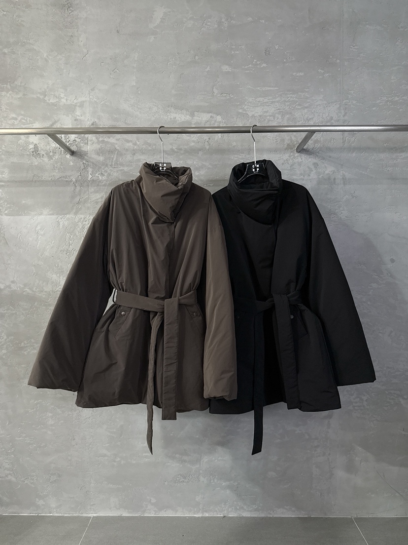 COME OPEN韓國直郵㊣女士新品25秋冬長款羽絨服含腰帶鴨毛鴨絨COMP-(COME OPEN)長款羽絨服