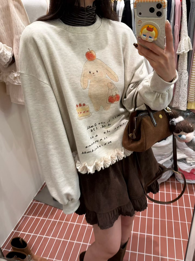 BE&amp;BE東大門㊣實拍女裝新款人氣真品推薦休閑時尚衛衣BE&be衛衣