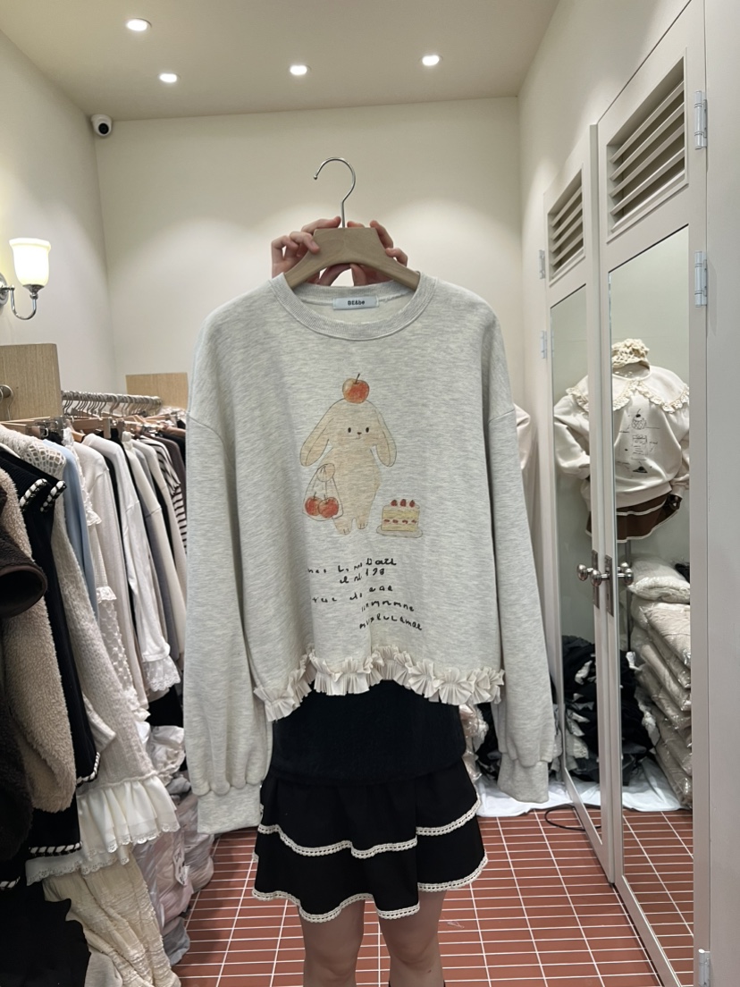 BE&amp;BE東大門㊣實拍女裝新款人氣真品推薦休閑時尚衛衣BE&be衛衣圖色1