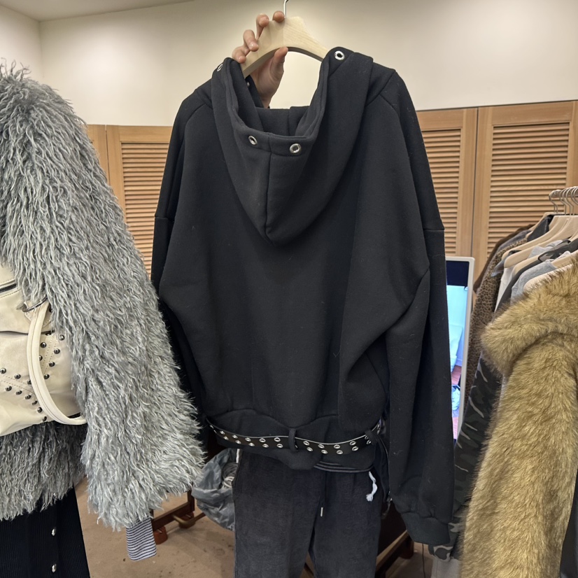 NUT東大門㊣實拍女裝新款推薦真品熱賣時尚休閑25秋冬衛衣拉鏈NUT衛衣