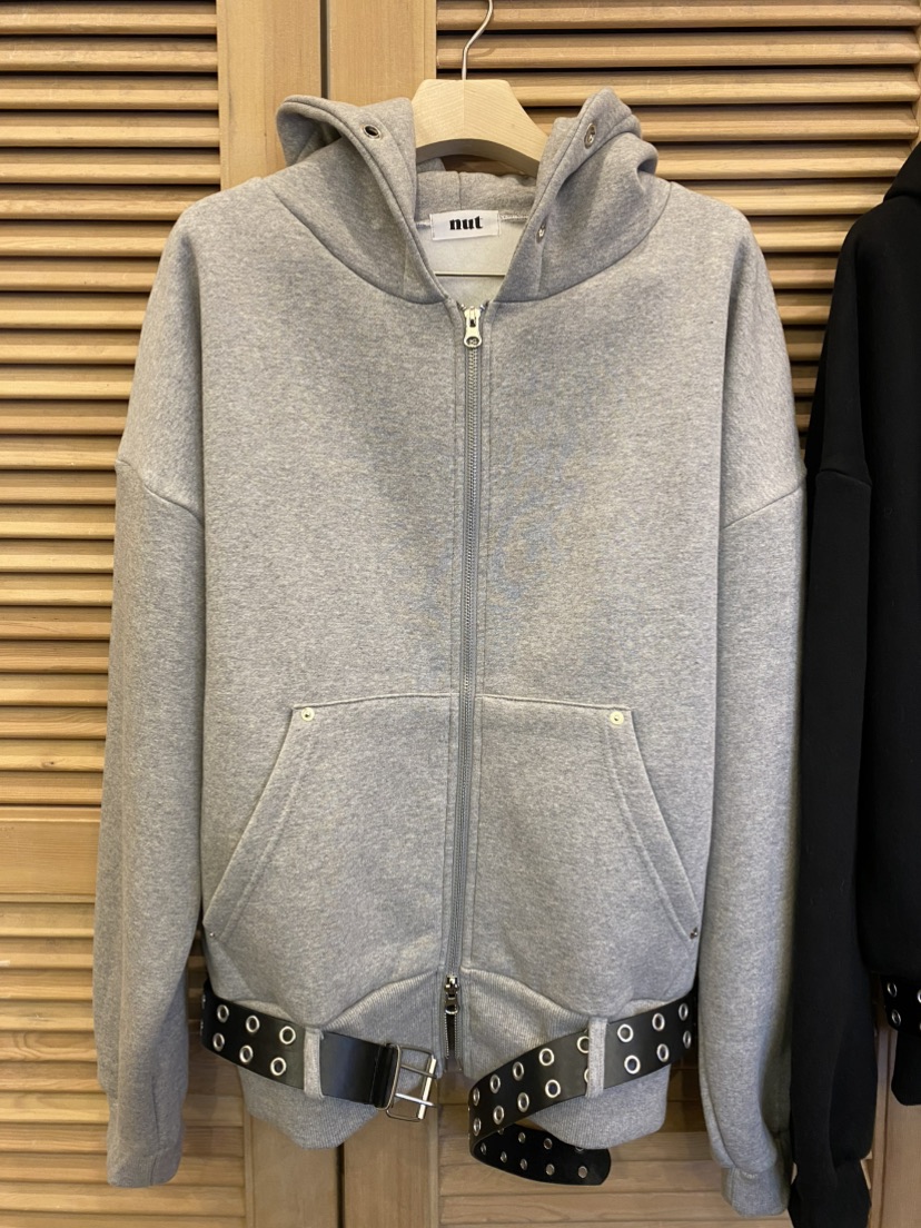 NUT東大門㊣實拍女裝新款推薦真品熱賣時尚休閑25秋冬衛衣拉鏈NUT衛衣圖色1