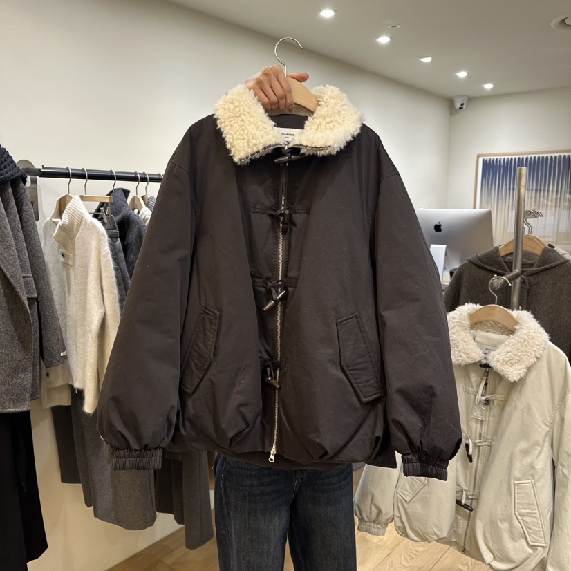 WINSOME韓國代購㊣女裝新款人氣25秋冬休閑短款羽絨服填充鴨WINSOME短款羽絨服圖色2