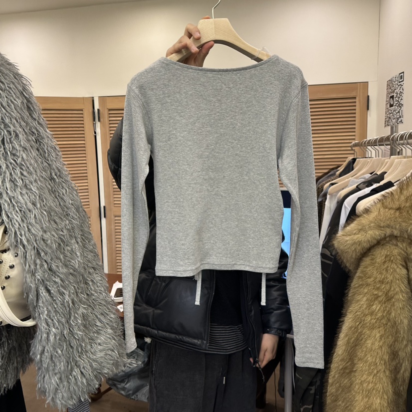 NUT韓國直郵㊣女裝新款推薦人氣真品熱賣時尚職業休閑長袖T恤NUT長袖T恤