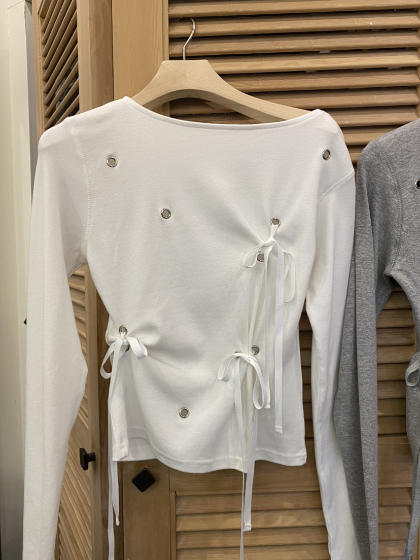 NUT韓國直郵㊣女裝新款推薦人氣真品熱賣時尚職業休閑長袖T恤NUT長袖T恤圖色1