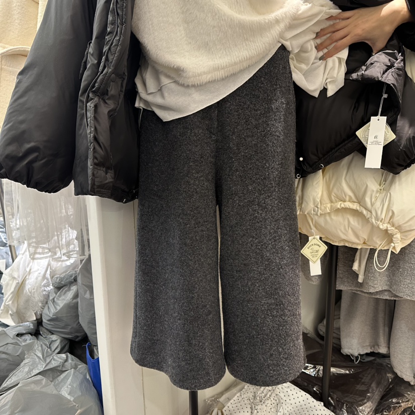 ORE-P東大門㊣代購女士新款熱賣25秋冬真品人氣推薦短褲羊毛ORE短褲圖色2