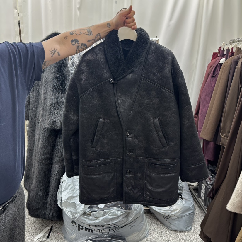 ONEBYTWO東大門㊣代購女士新款25秋冬職業熱賣中長款大衣披肩ONE BY TWO中長款大衣圖色2