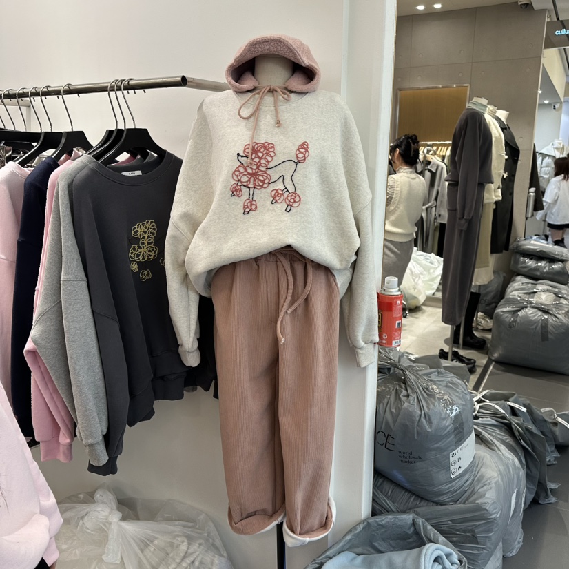 A.CES東大門㊣代購女裝新品熱賣時尚推薦人氣休閑休閑褲加絨A.CES休閑褲