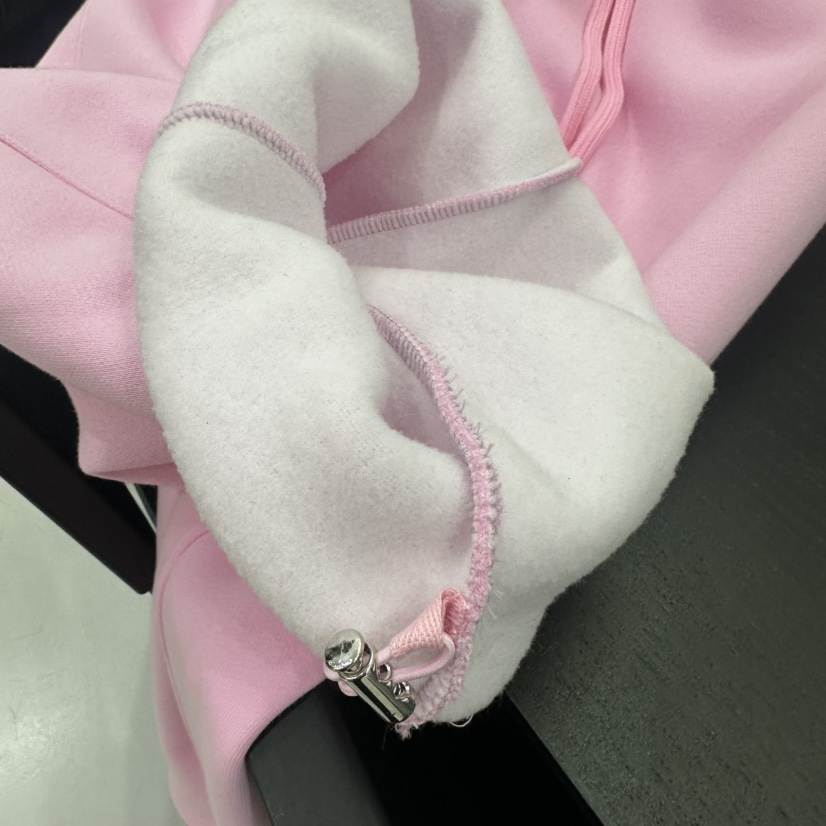 VISUAL SPACE韓國代購㊣女裝新款25秋冬衛衣加絨抓絨拉鏈連帽VISUAL SPACE衛衣