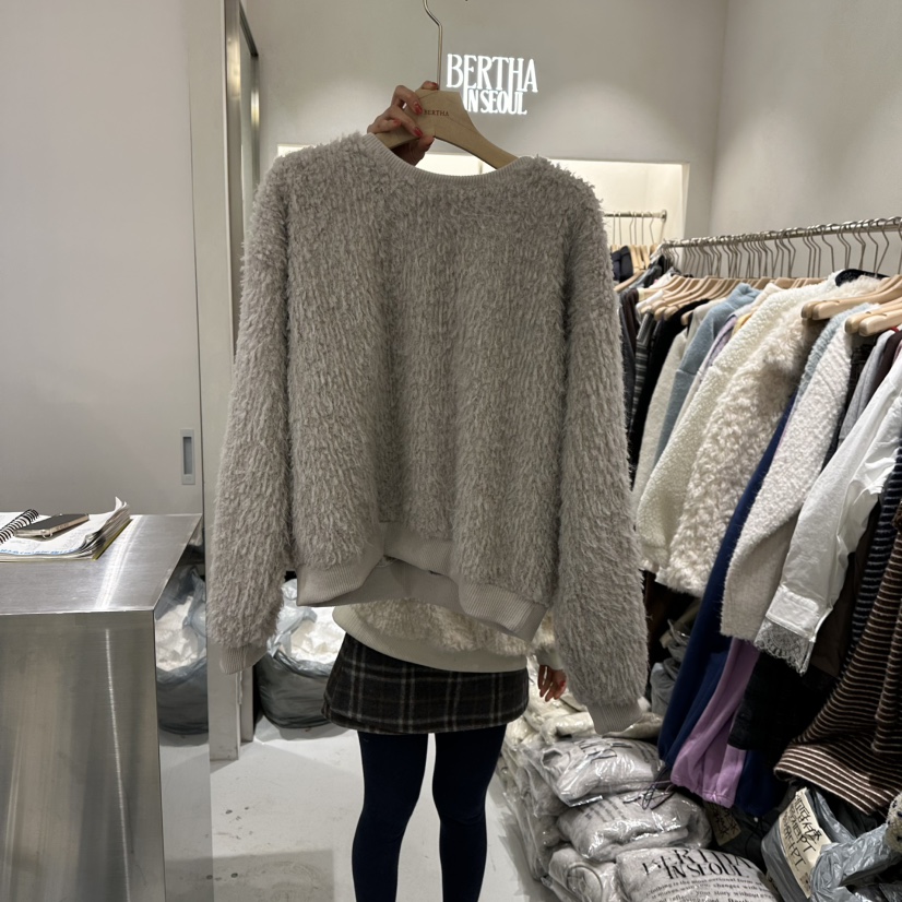 BERTHA東大門㊣直郵女士新款人氣休閑職業25秋冬推薦時尚衛衣BERTHA衛衣圖色2