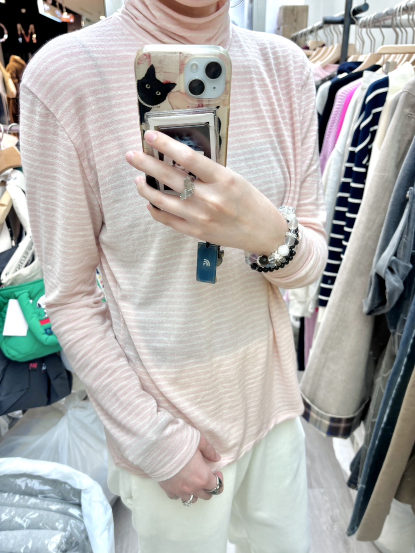 STICK WITH韓國代購㊣女士新品真品熱賣職業人氣25秋冬長袖T恤STICK WITH長袖T恤圖色1