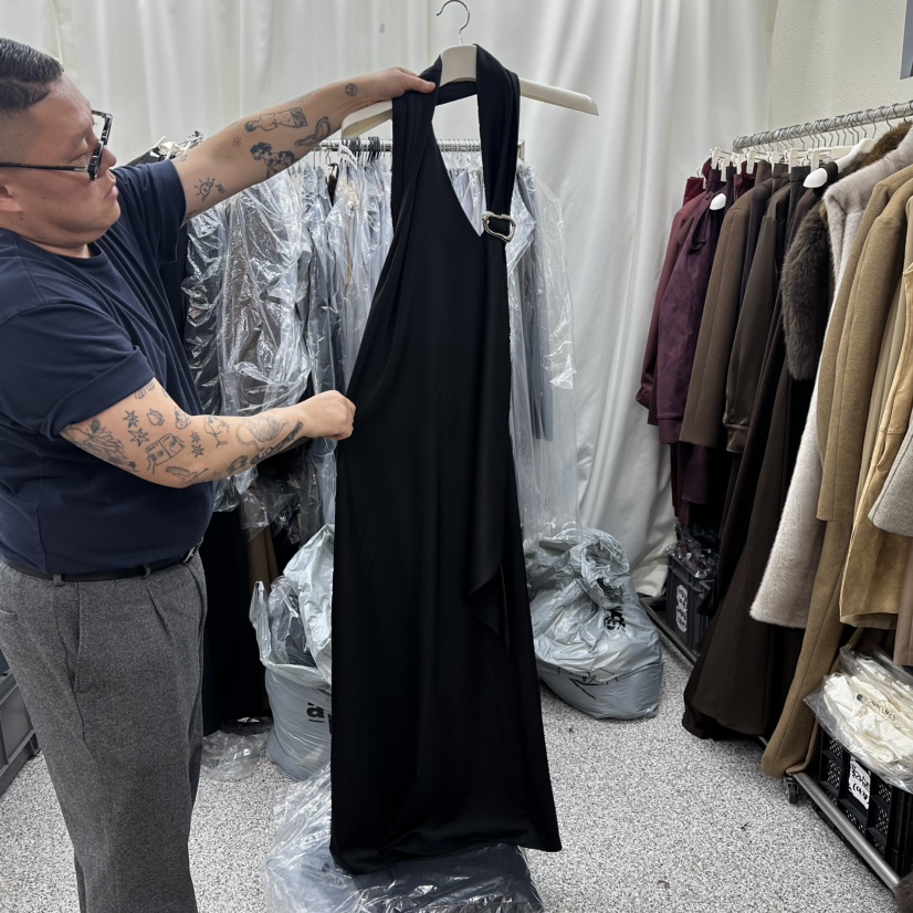 ONEBYTWO東大門㊣實拍女士新品25秋冬職業真品人氣熱賣連衣裙ONE BY TWO連衣裙圖色3