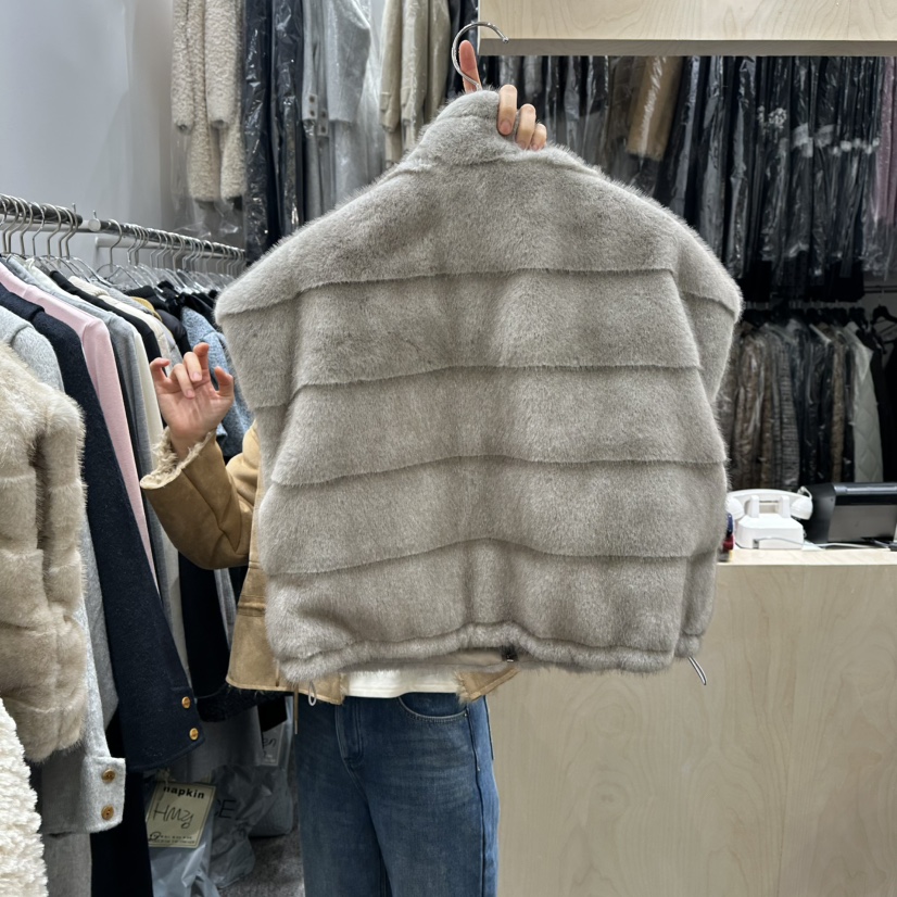 ANNA VERRY-P東大門㊣直郵女裝新品推薦馬甲里外穿雙面絎縫ANNA VERRY-P馬甲