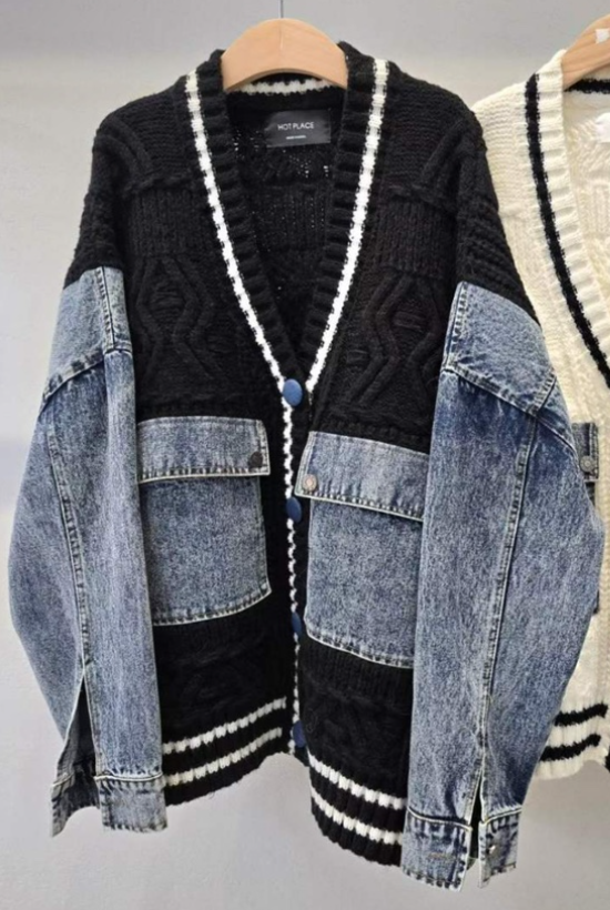 HOT PLACE東大門㊣代購女士新款25秋冬職業人氣熱賣夾克V領HOT PLACE_ISSUE/DREAM GIRIS夾克圖色1