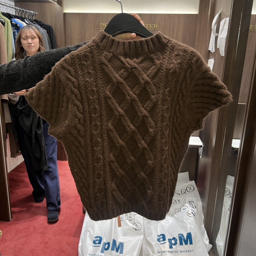 PEANUT BUTTER東大門㊣代購女裝新款推薦人氣熱賣休閑毛衣PEANUT BUTTER毛衣