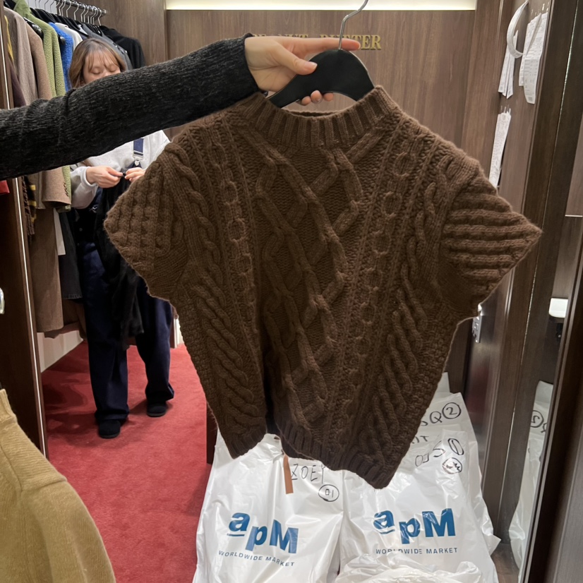 PEANUT BUTTER東大門㊣代購女裝新款推薦人氣熱賣休閑毛衣PEANUT BUTTER毛衣圖色1