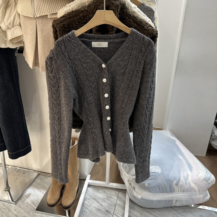 ABLESTUDIO東大門㊣代購女士新品25秋冬人氣推薦熱賣針織衫ABLESTUDIO針織衫圖色3