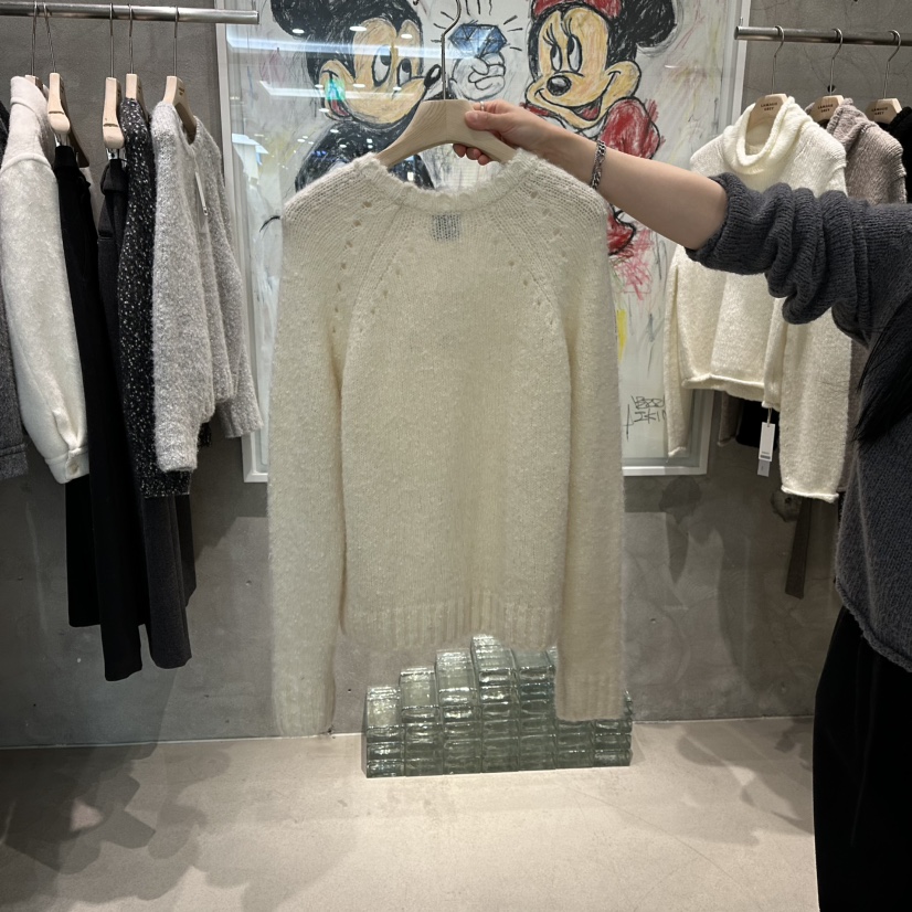 LAMAGIEPIE韓國代購㊣女裝新款25秋冬人氣時尚推薦熱賣針織衫LAMAGIE GREY針織衫