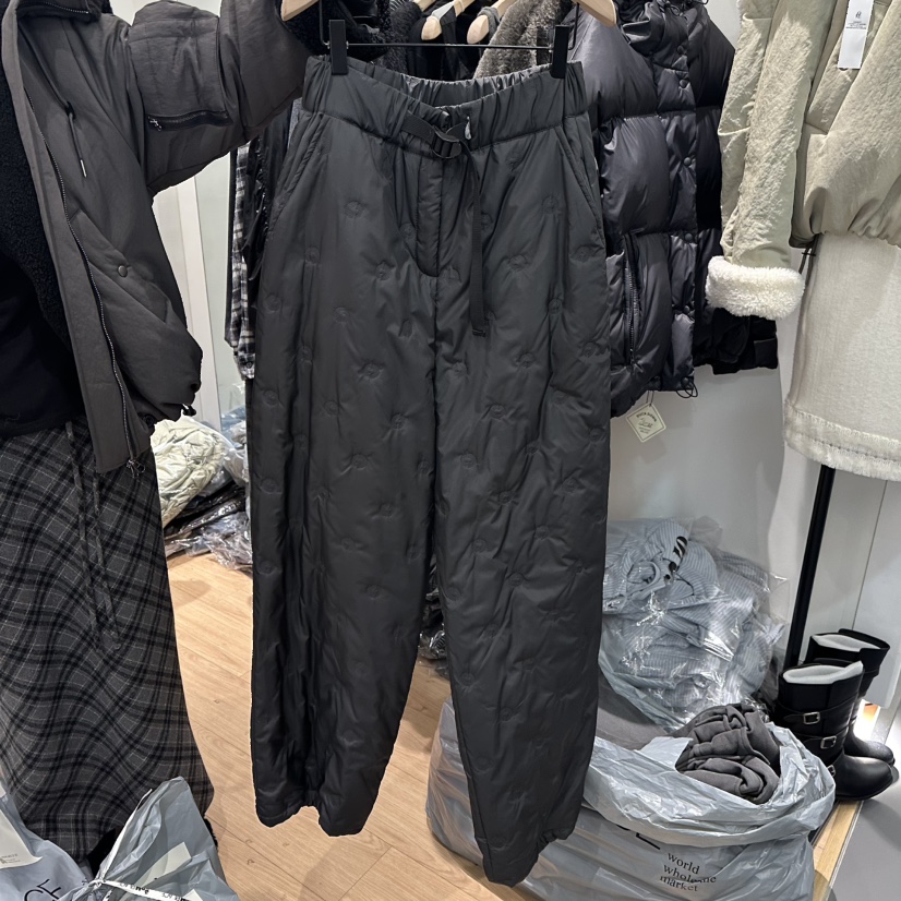 ORE-P韓國代購㊣女裝新品休閑人氣25秋冬時尚職業休閑褲填充ORE休閑褲圖色1