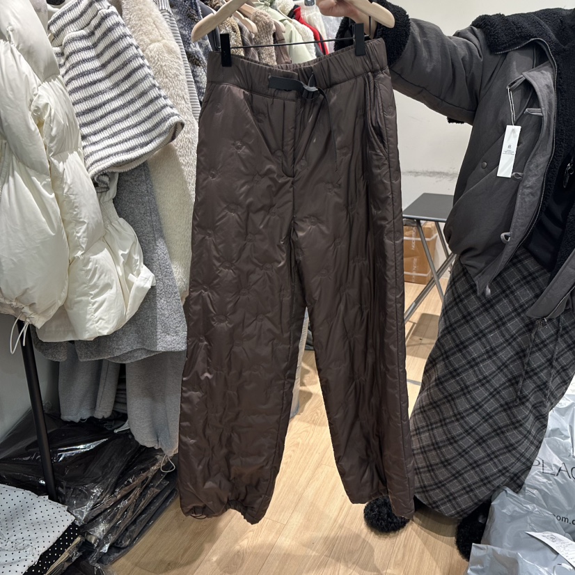 ORE-P韓國代購㊣女裝新品休閑人氣25秋冬時尚職業休閑褲填充ORE休閑褲圖色2