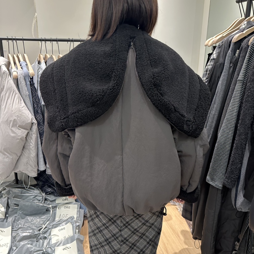 ORE-P東大門㊣直郵女裝新款熱賣真品休閑推薦人氣短款大衣ORE短款大衣