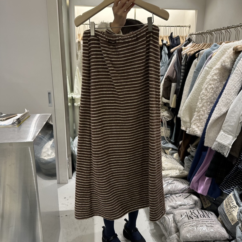 BERTHA東大門㊣直郵女裝新款25秋冬職業熱賣休閑時尚人氣長裙BERTHA長裙