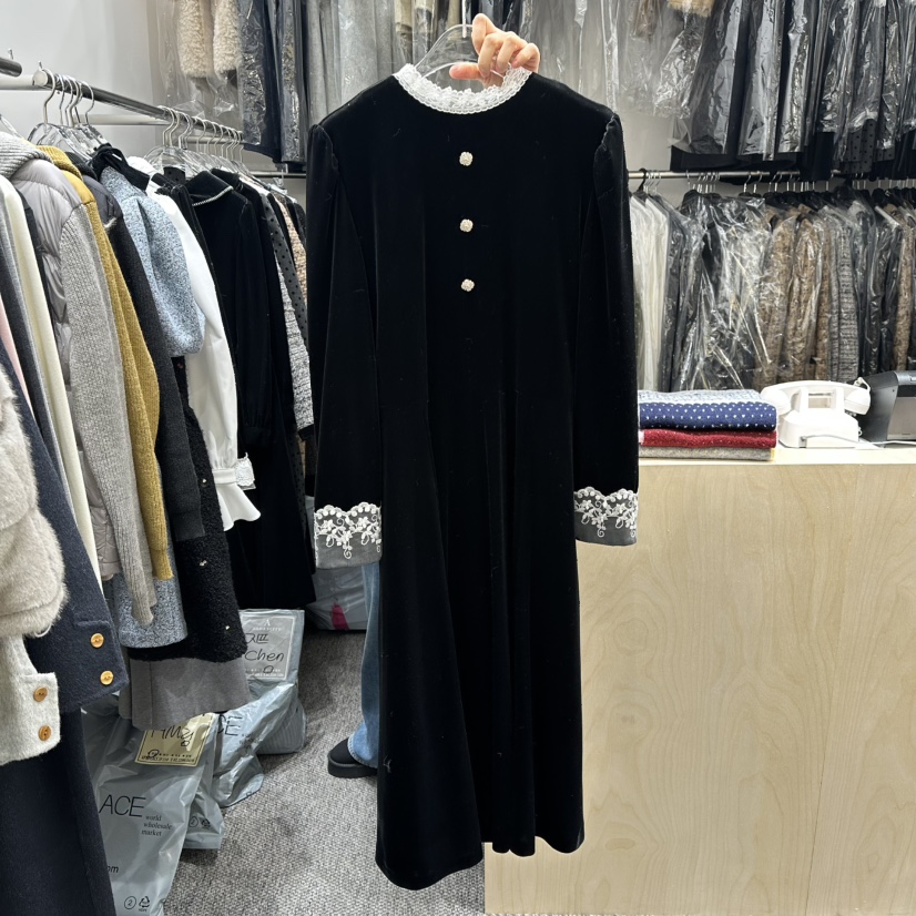 ANNA VERRY-P韓國代購㊣女士新款人氣熱賣時尚職業連衣裙ANNA VERRY-P連衣裙圖色1