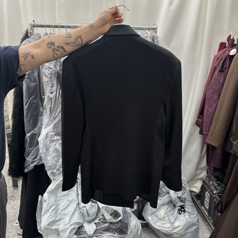 ONEBYTWO東大門㊣實拍女士新款時尚休閑推薦人氣短款大衣雙層ONE BY TWO短款大衣