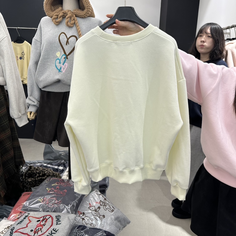 A.CES東大門㊣實拍女裝新款熱賣時尚人氣職業25秋冬衛衣加絨A.CES衛衣