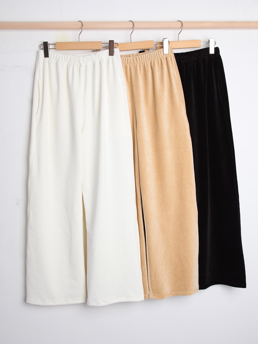 STICK WITH東大門㊣實拍女士新品推薦休閑時尚休閑褲絲絨褲STICK WITH休閑褲