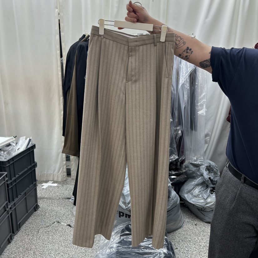 ONEBYTWO韓國直郵㊣女士新品休閑時尚人氣真品熱賣25秋冬休閑褲ONE BY TWO休閑褲圖色1