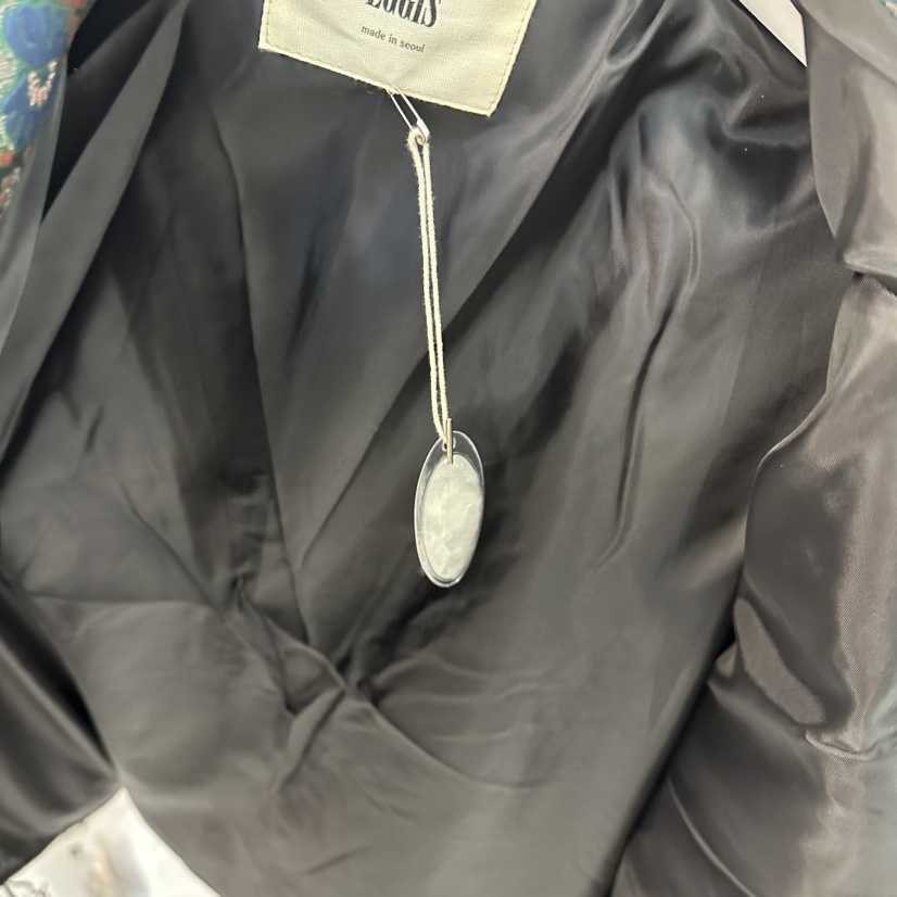 EGG IS韓國代購㊣女裝新品推薦熱賣短款羽絨服花朵填充鴨絨EGG IS短款羽絨服