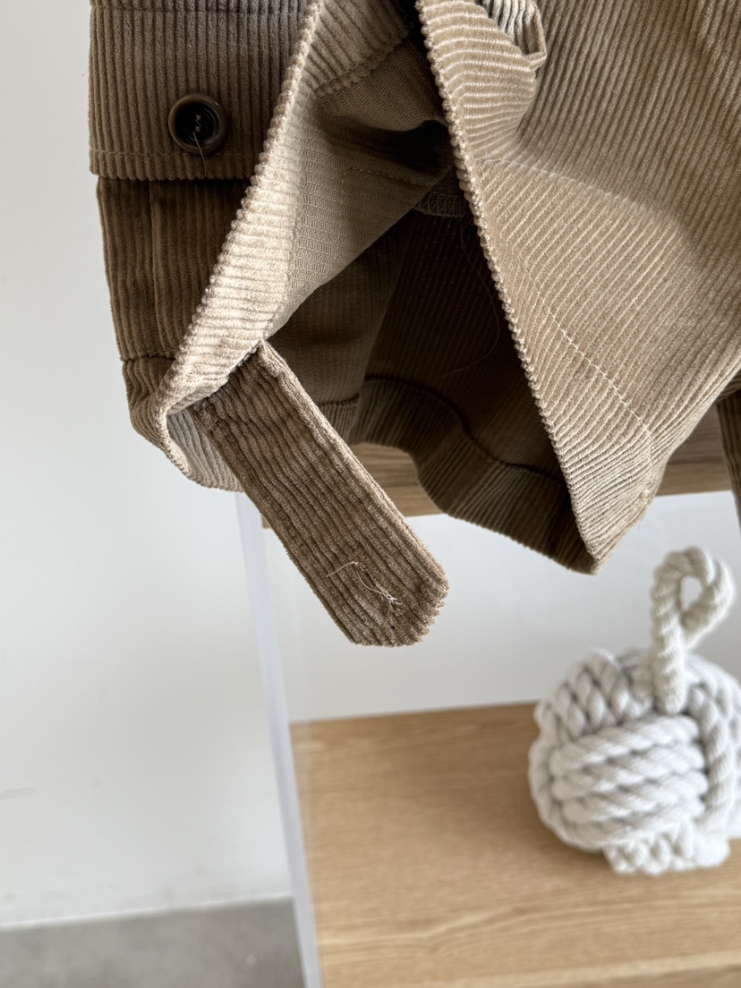 LARCENCICL韓國直郵㊣女裝新款休閑時尚25秋冬熱賣短褲燈芯絨LARCENCICL短褲