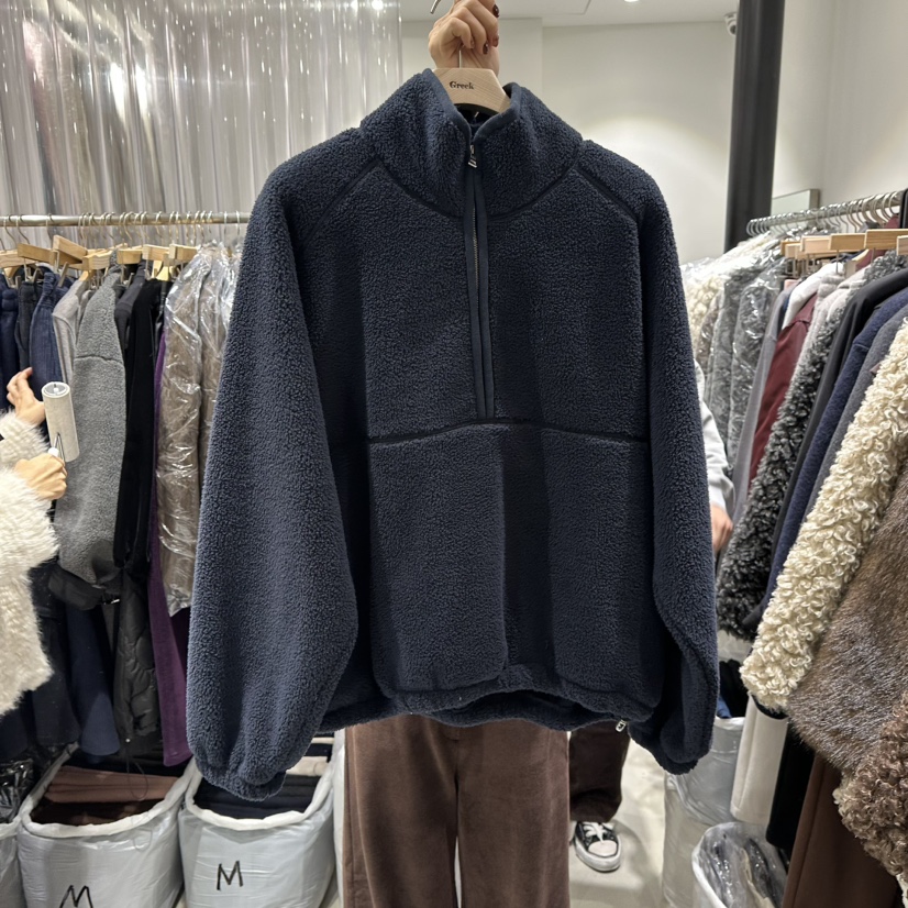 GREEK東大門㊣實拍女士新款時尚熱賣真品人氣職業25秋冬衛衣拉鏈GREEK衛衣圖色2
