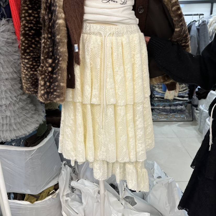 EGG IS韓國代購㊣女士新品25秋冬職業熱賣推薦時尚人氣長裙EGG IS長裙圖色1